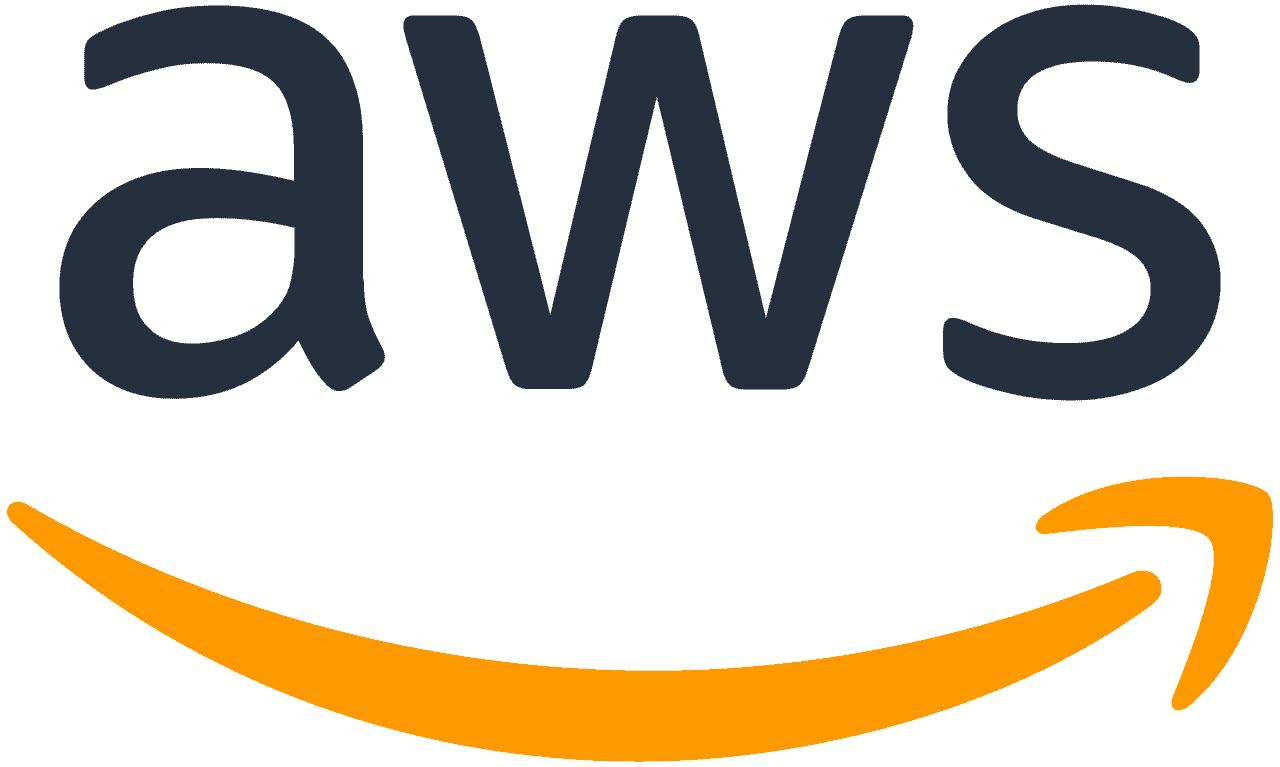 AWS logo with smiling arrow